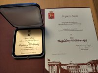 NAGRODA PREZYDENTA MIASTA ST. WARSZAWY DLA PANI PROF. MAGDALENY WRÓBLEWSKIEJ (1)